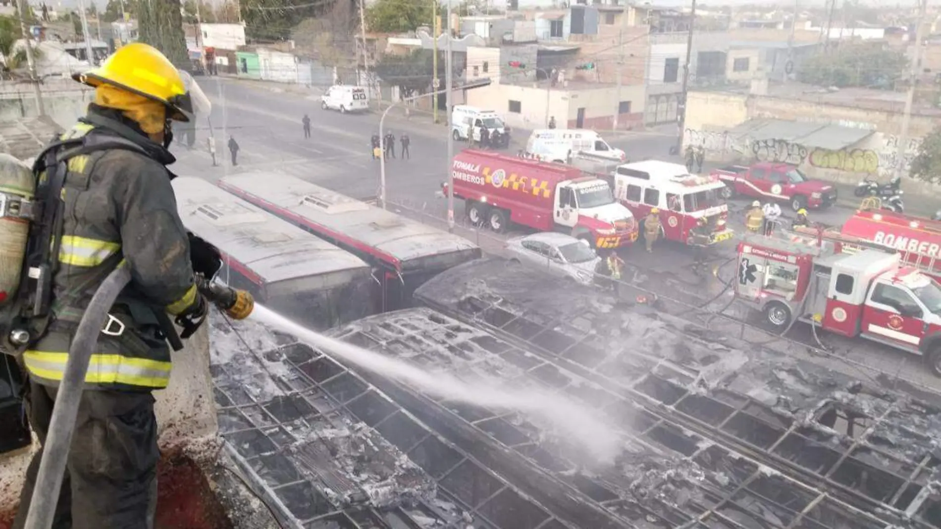 Incendio registrado en previo de Siteur